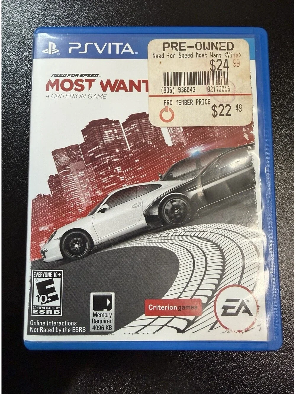 Need for Speed Most Wanted For PlayStation Vita CIB Tested & Working